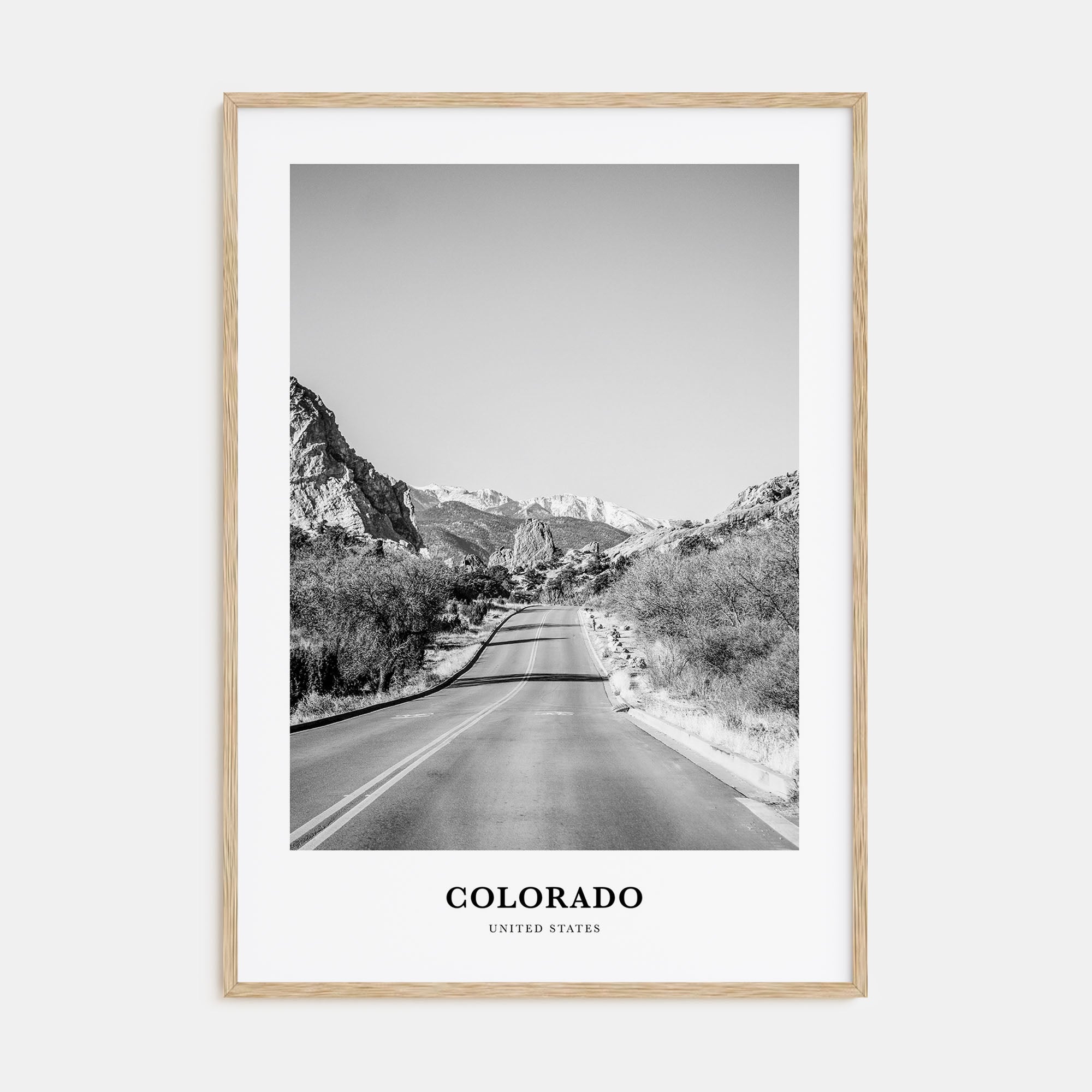 Colorado Portrait B&W No 2 Poster