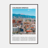 Colorado Springs Travel Color Poster