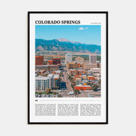 Colorado Springs Travel Color Poster