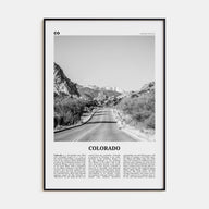 Colorado Travel B&W No 2 Poster