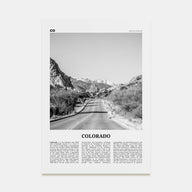 Colorado Travel B&W No 2 Poster