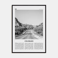Colorado Travel B&W No 2 Poster
