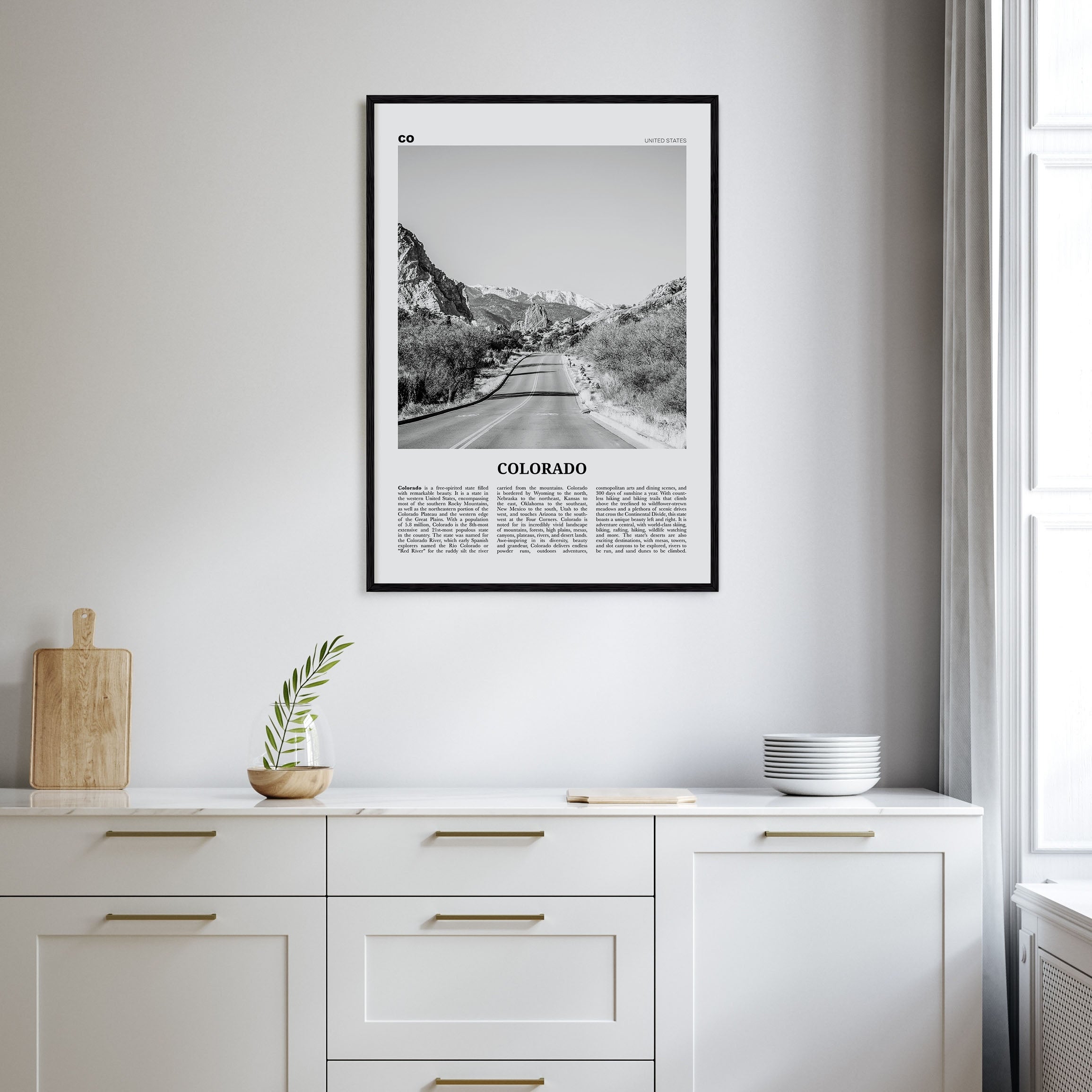 Colorado Travel B&W No 2 Poster