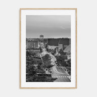 Columbia, Missouri Photo B&W Poster