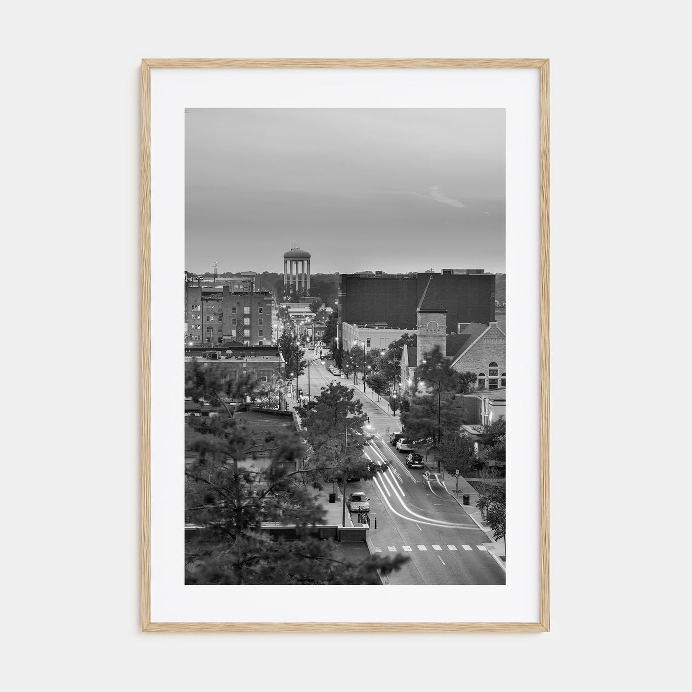 Columbia, Missouri Photo B&W Poster
