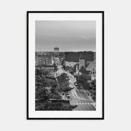 Columbia, Missouri Photo B&W Poster
