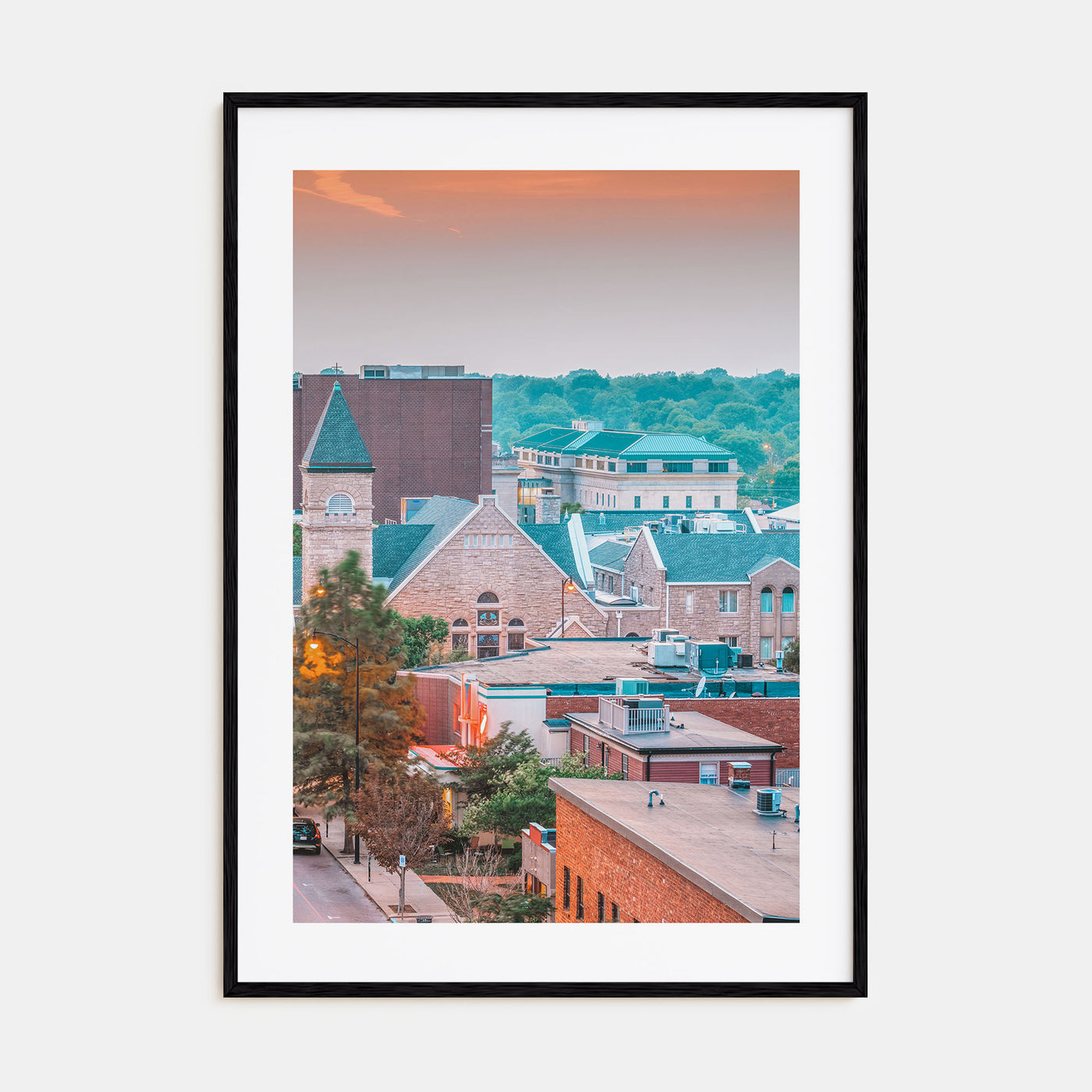 Columbia, Missouri Photo Color Poster
