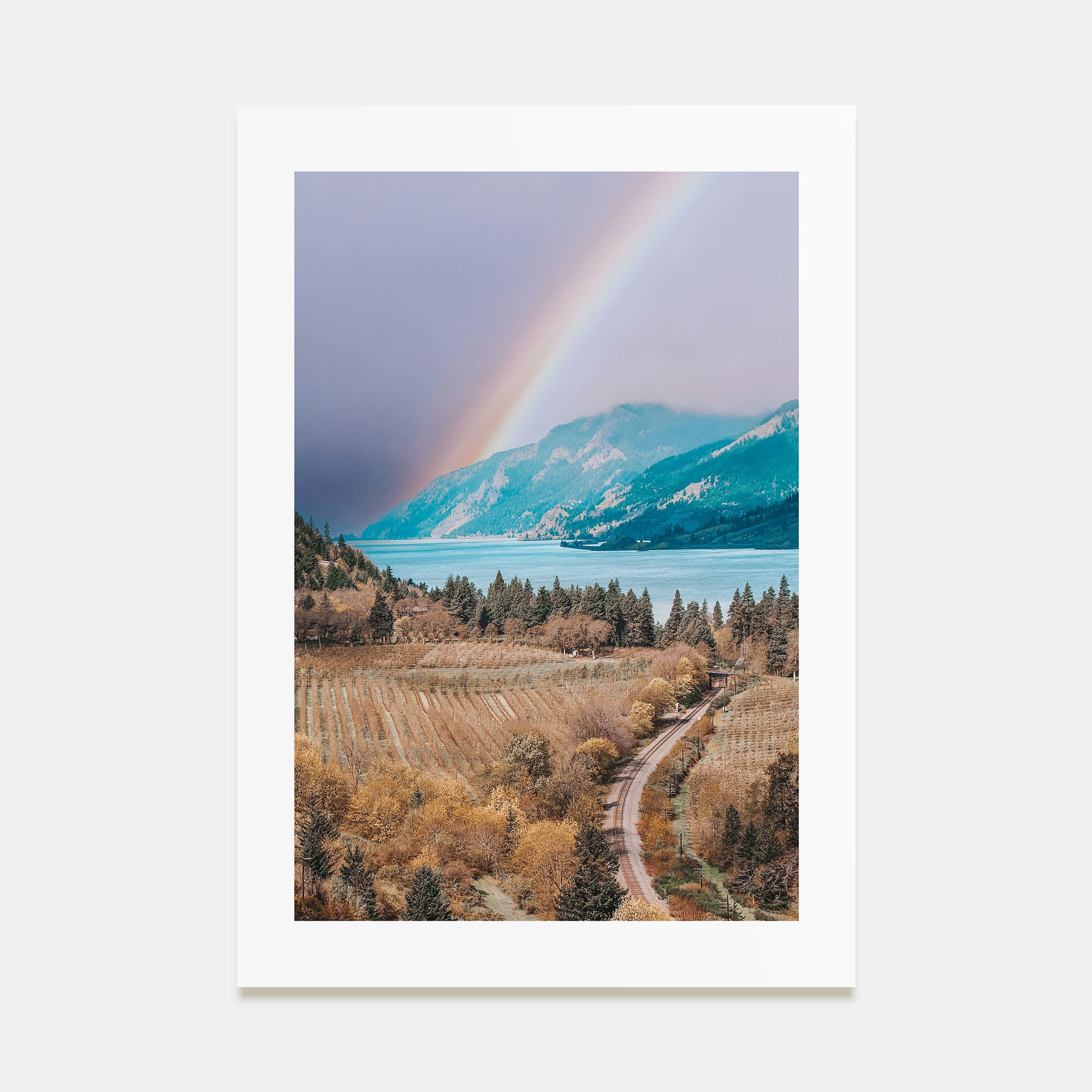 Columbia River Gorge Photo Color No 2 Poster