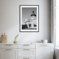 Columbia, South Carolina Photo B&W Poster