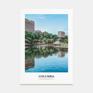 Columbia, South Carolina Portrait Color Poster