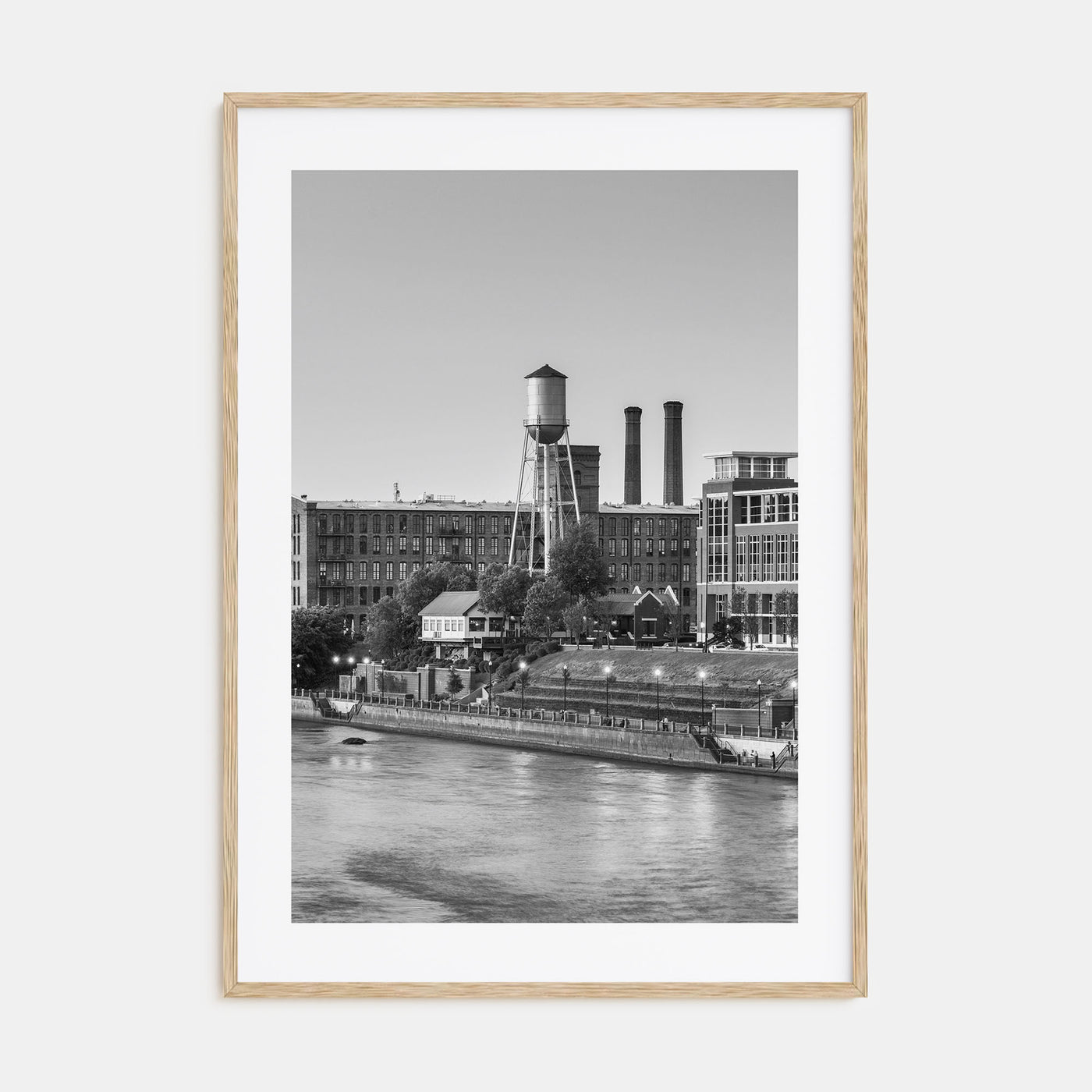 Columbus, Georgia Photo B&W Poster