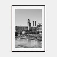 Columbus, Georgia Photo B&W Poster
