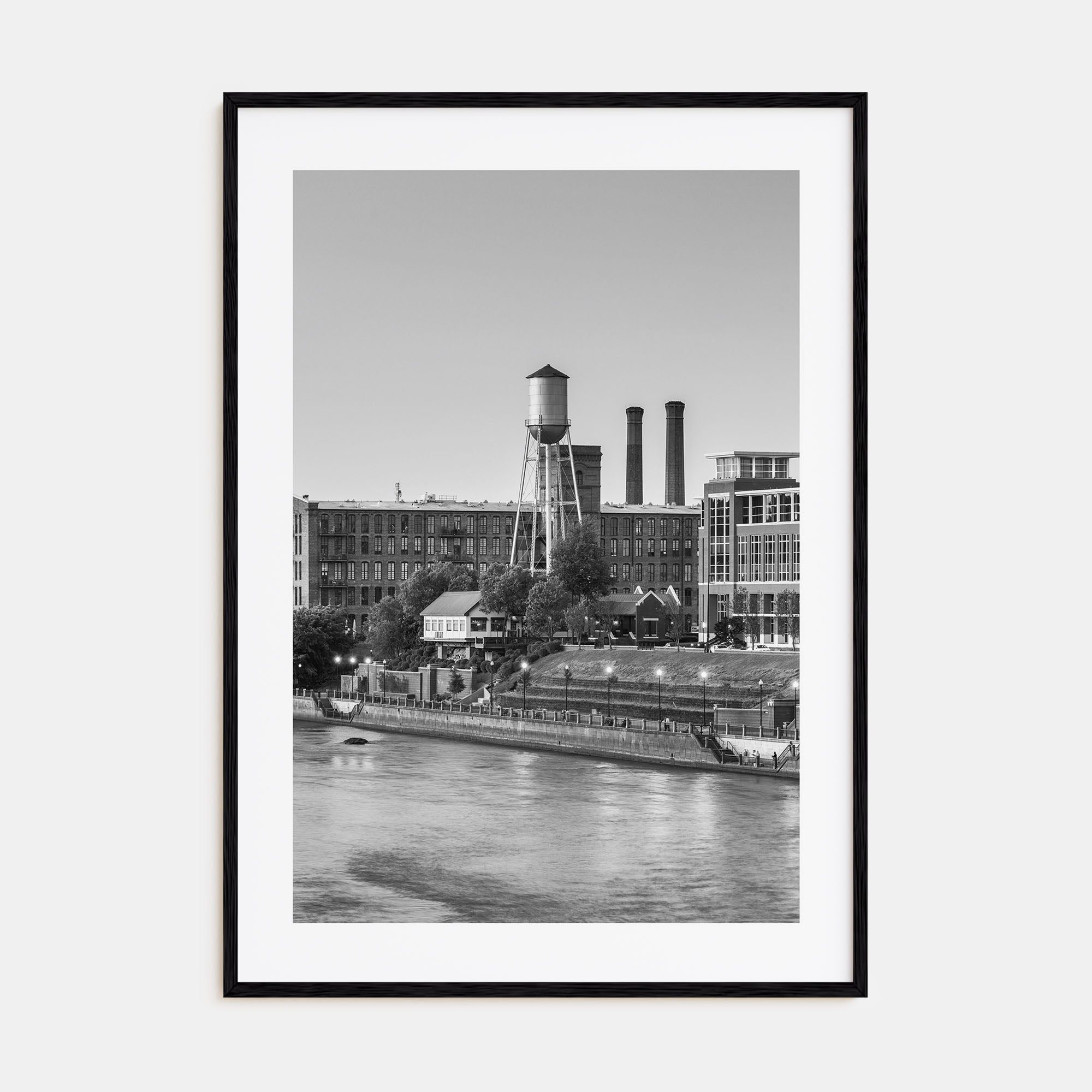 Columbus, Georgia Photo B&W Poster