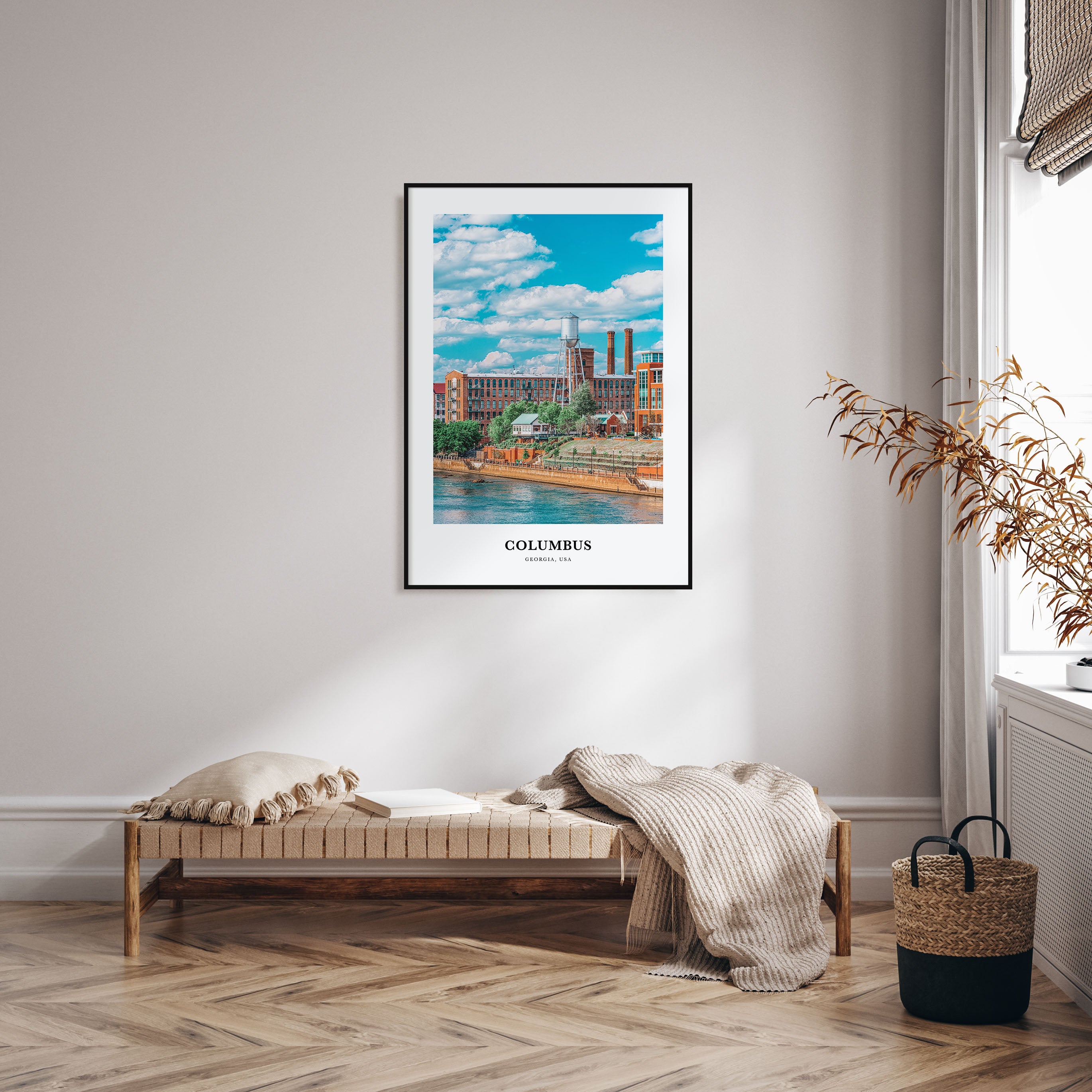 Columbus, Georgia Portrait Color Poster