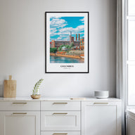 Columbus, Georgia Portrait Color Poster