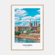 Columbus, Georgia Portrait Color Poster