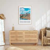 Columbus, Georgia Travel Color Poster