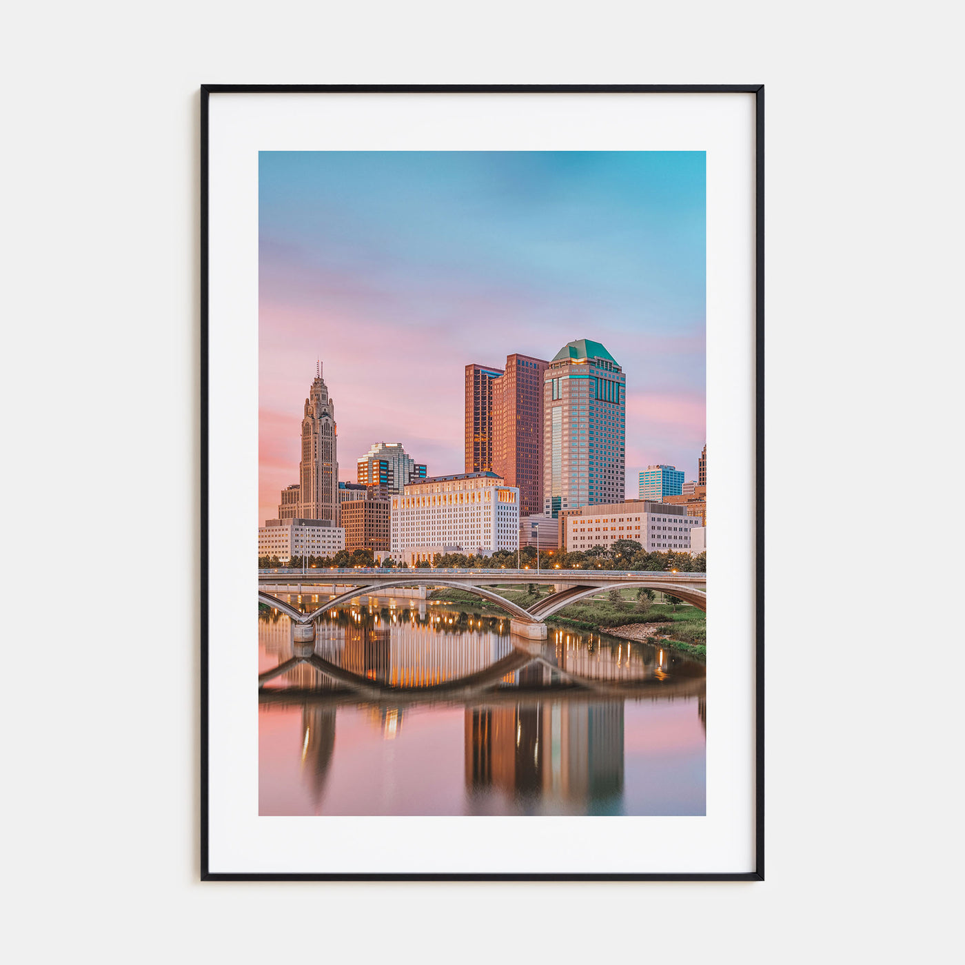 Columbus, Ohio Photo Color No 1 Poster