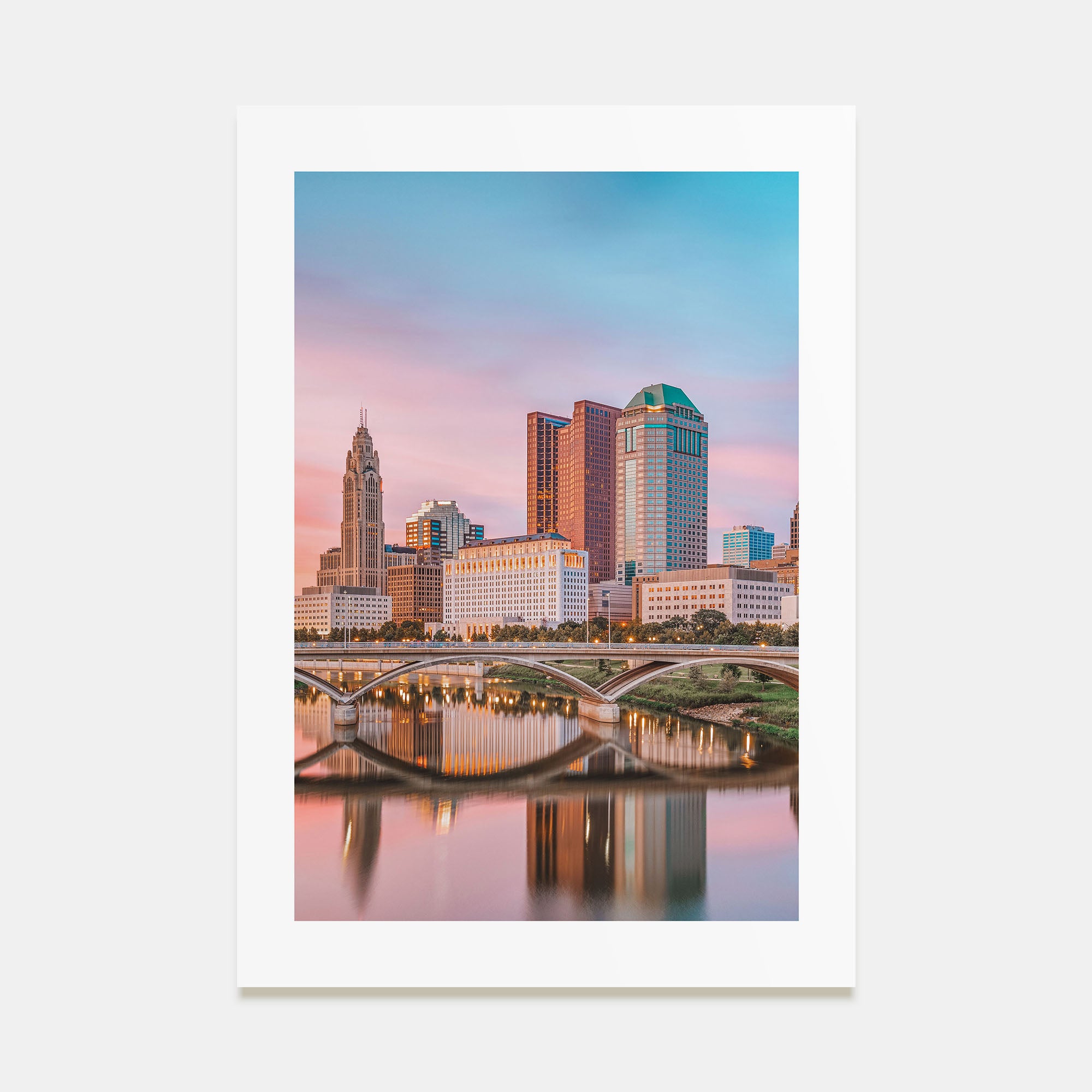 Columbus, Ohio Photo Color No 1 Poster