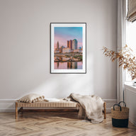 Columbus, Ohio Photo Color No 1 Poster