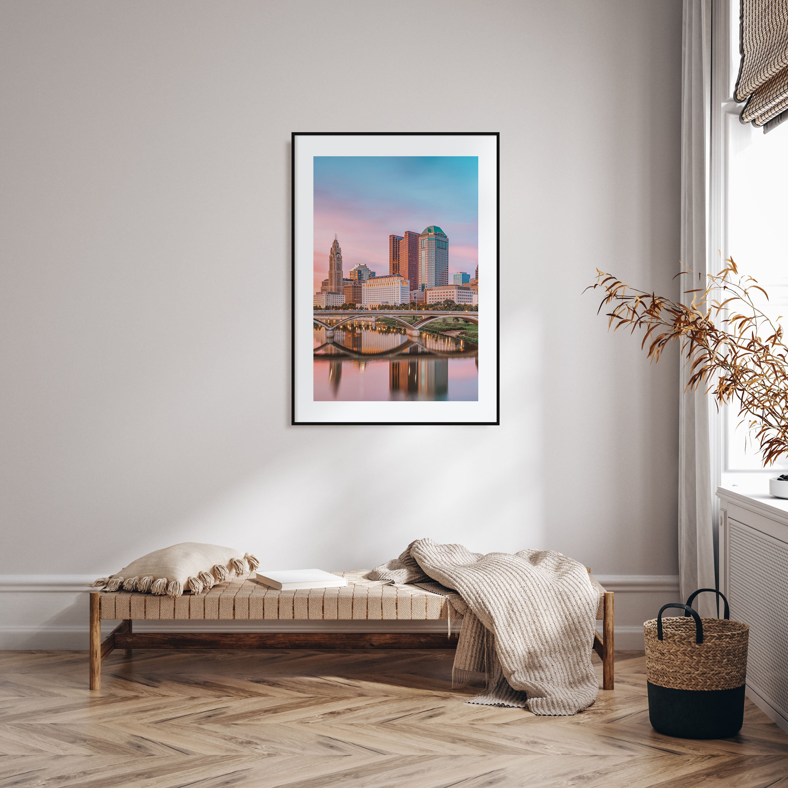 Columbus, Ohio Photo Color No 1 Poster