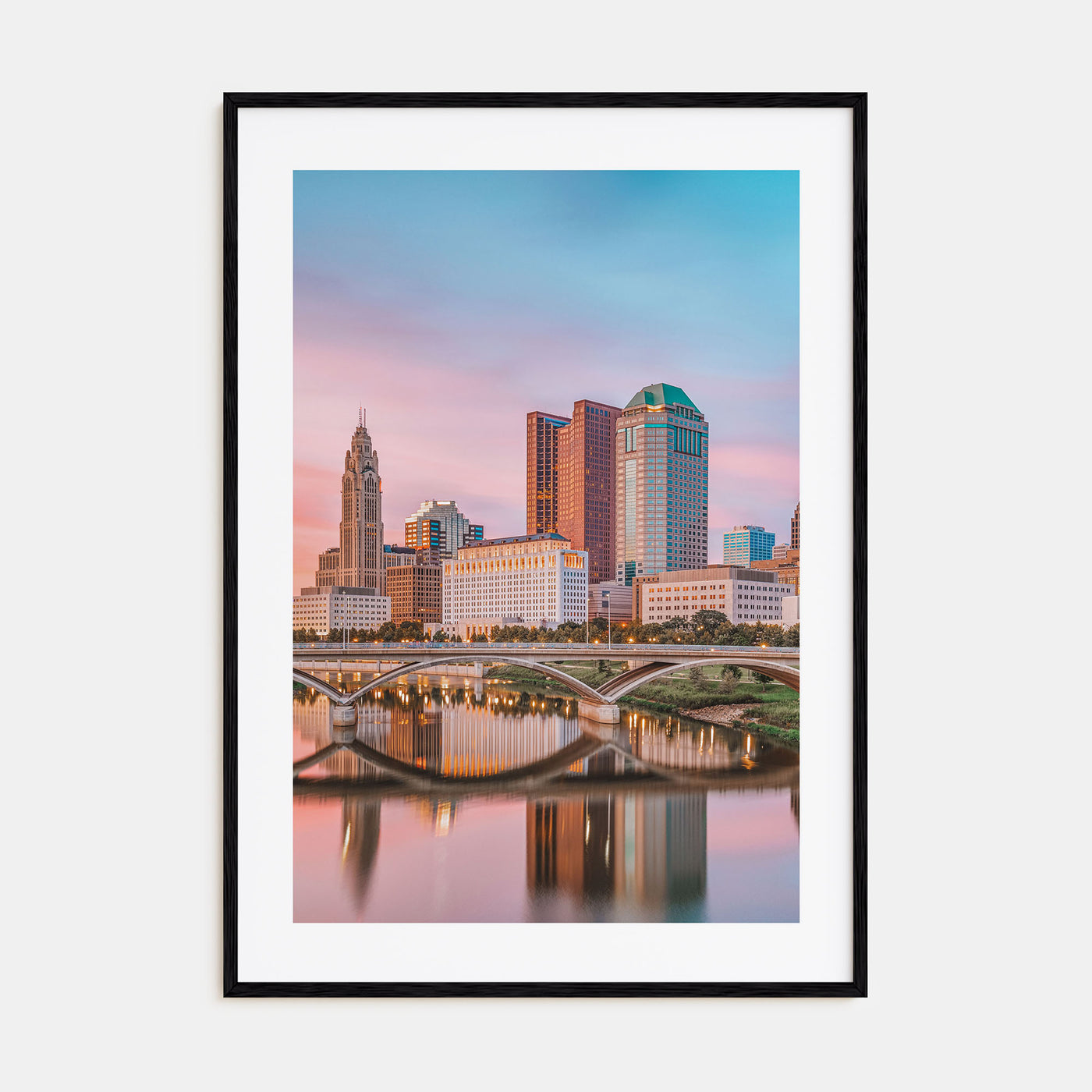 Columbus, Ohio Photo Color No 1 Poster
