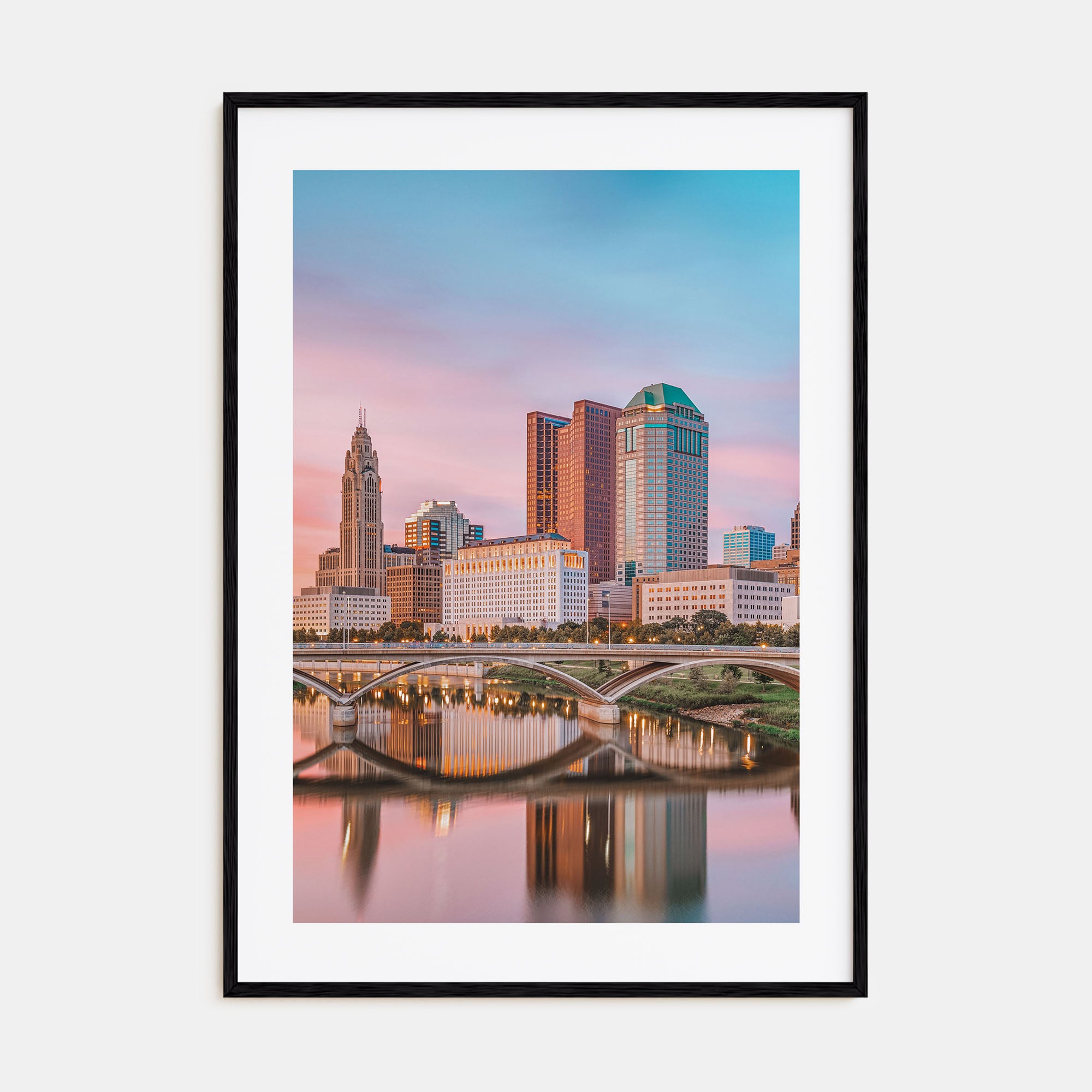 Columbus, Ohio Photo Color No 1 Poster