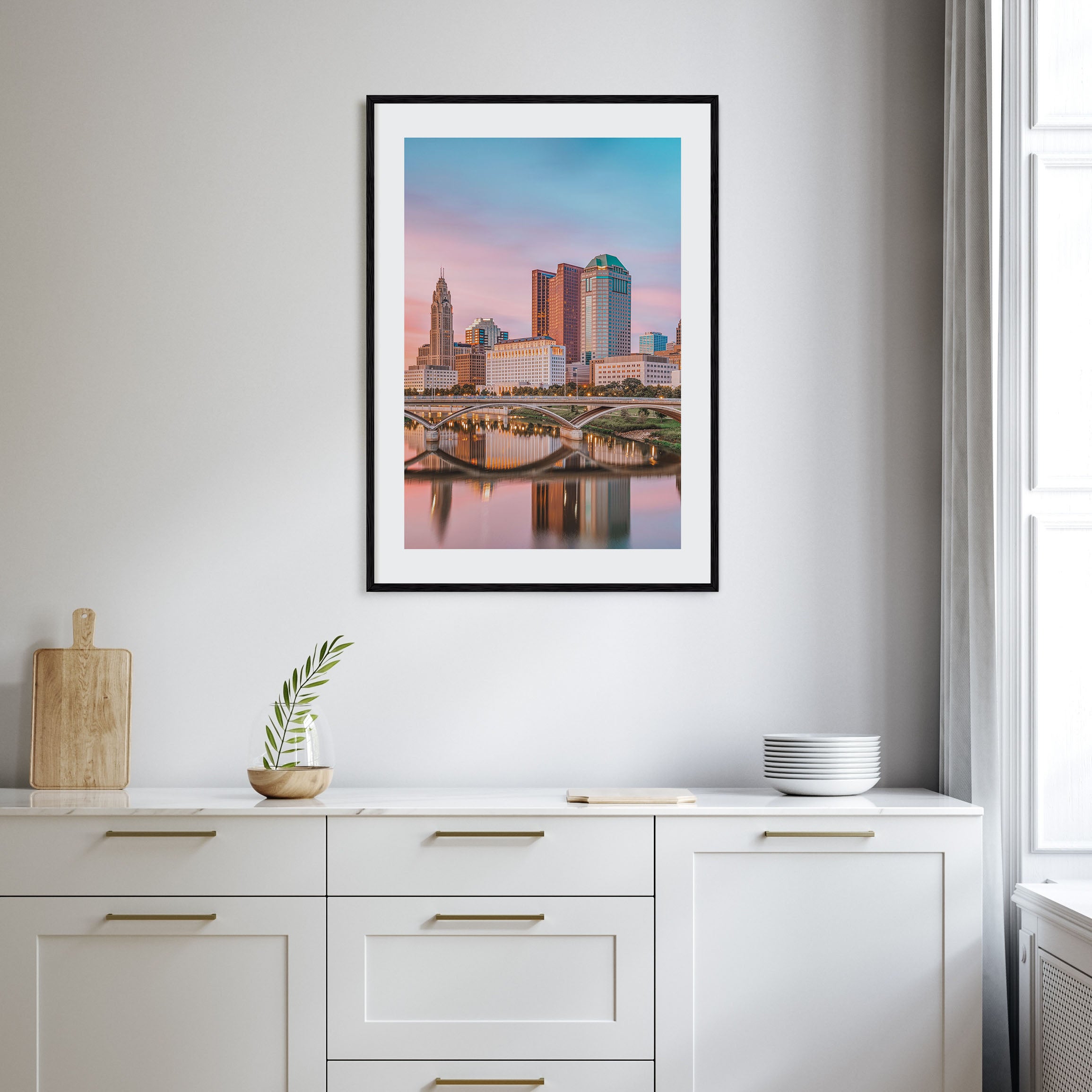 Columbus, Ohio Photo Color No 1 Poster