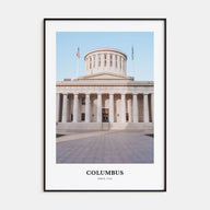 Columbus, Ohio Portrait Color No 2 Poster