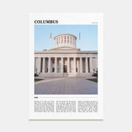 Columbus, Ohio Travel Color No 2 Poster