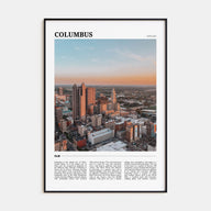 Columbus, Ohio Travel Color No 3 Poster