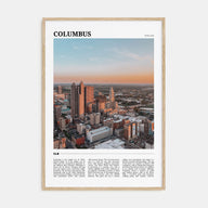 Columbus, Ohio Travel Color No 3 Poster