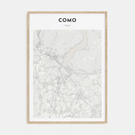 Como Map Portrait Poster