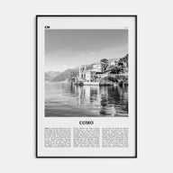 Como Travel B&W No 1 Poster