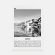 Como Travel B&W No 1 Poster