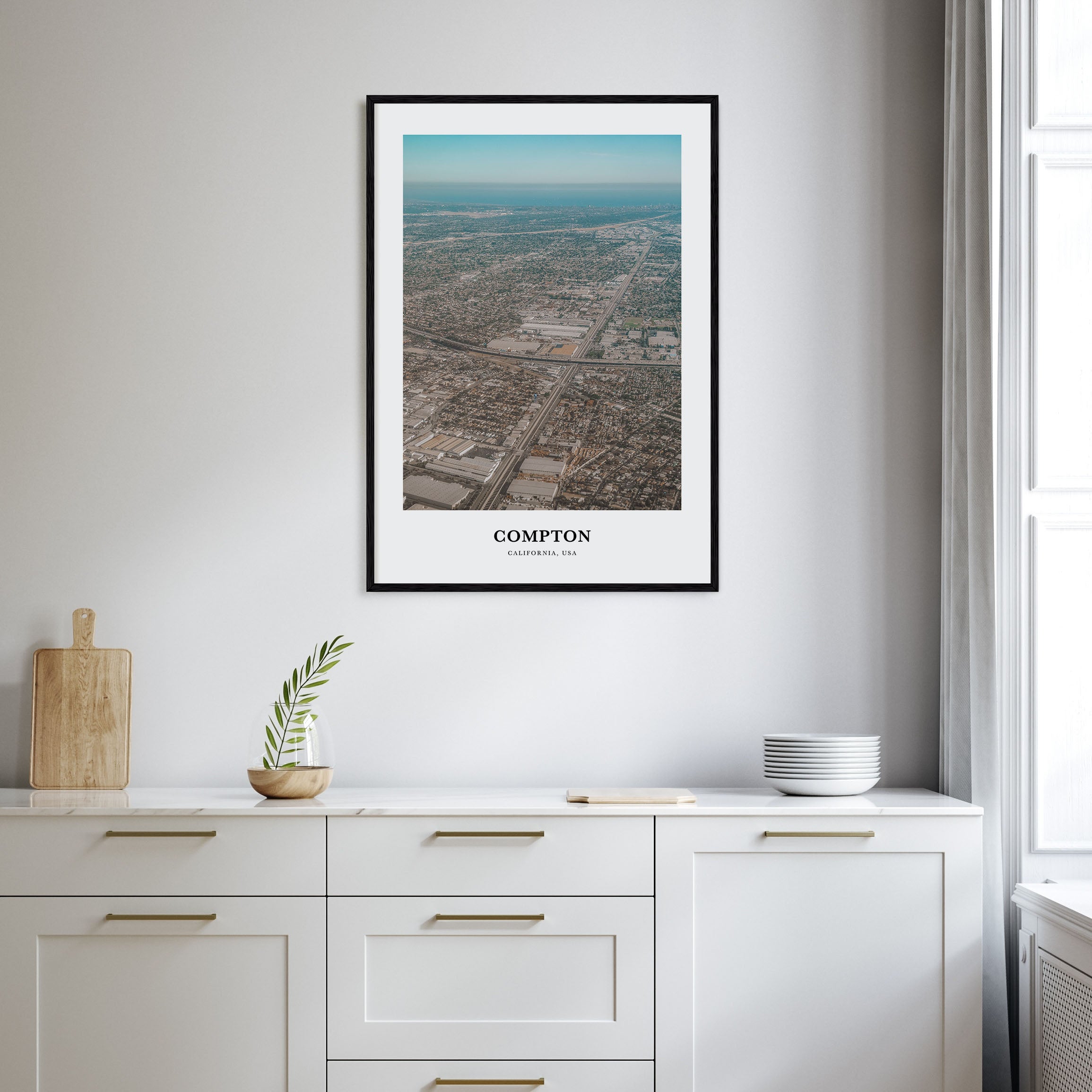 Compton Portrait Color Poster