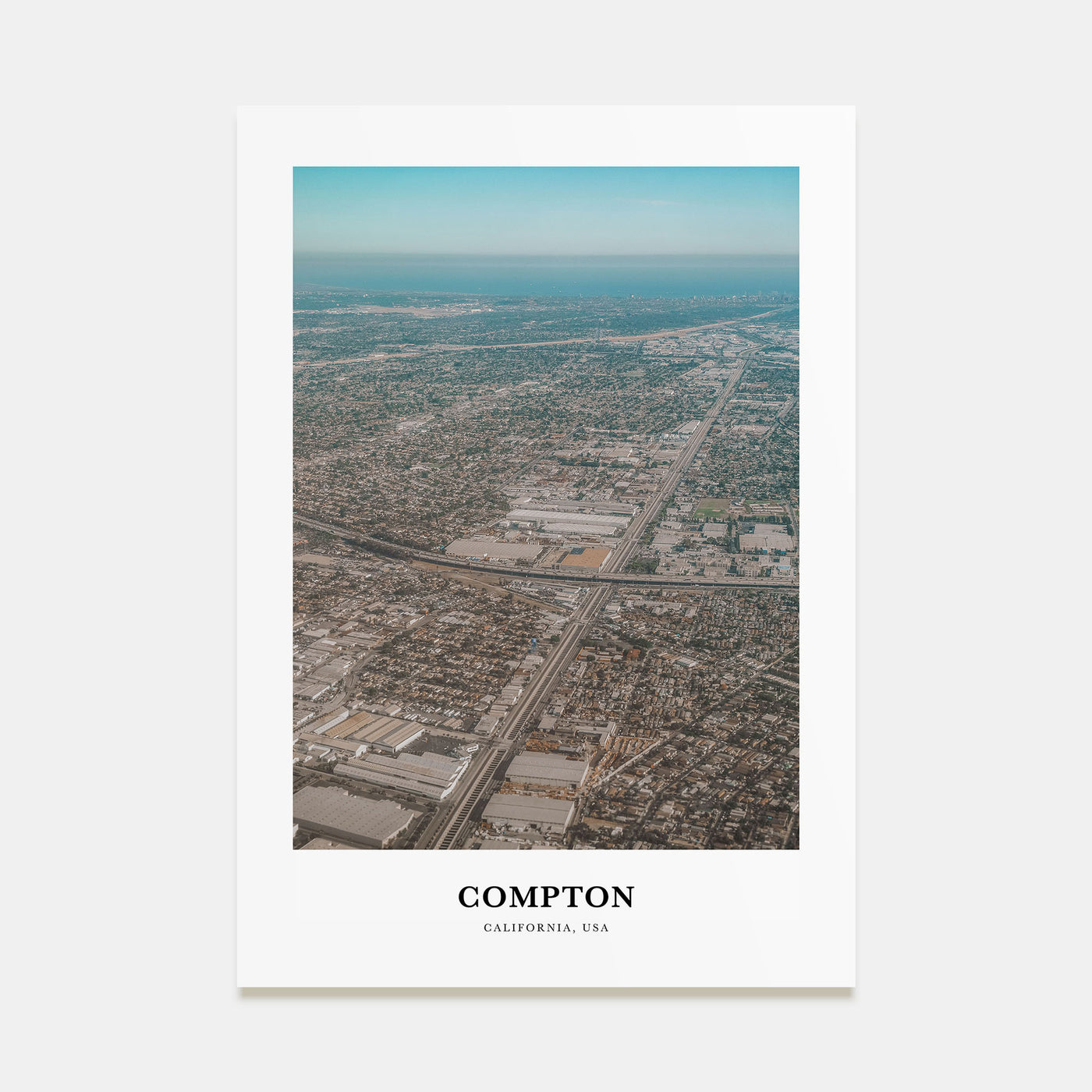 Compton Portrait Color Poster