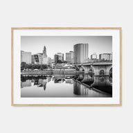 Connecticut Landscape B&W Poster