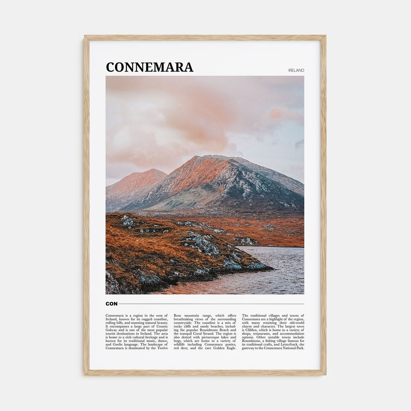Connemara Travel Color Poster