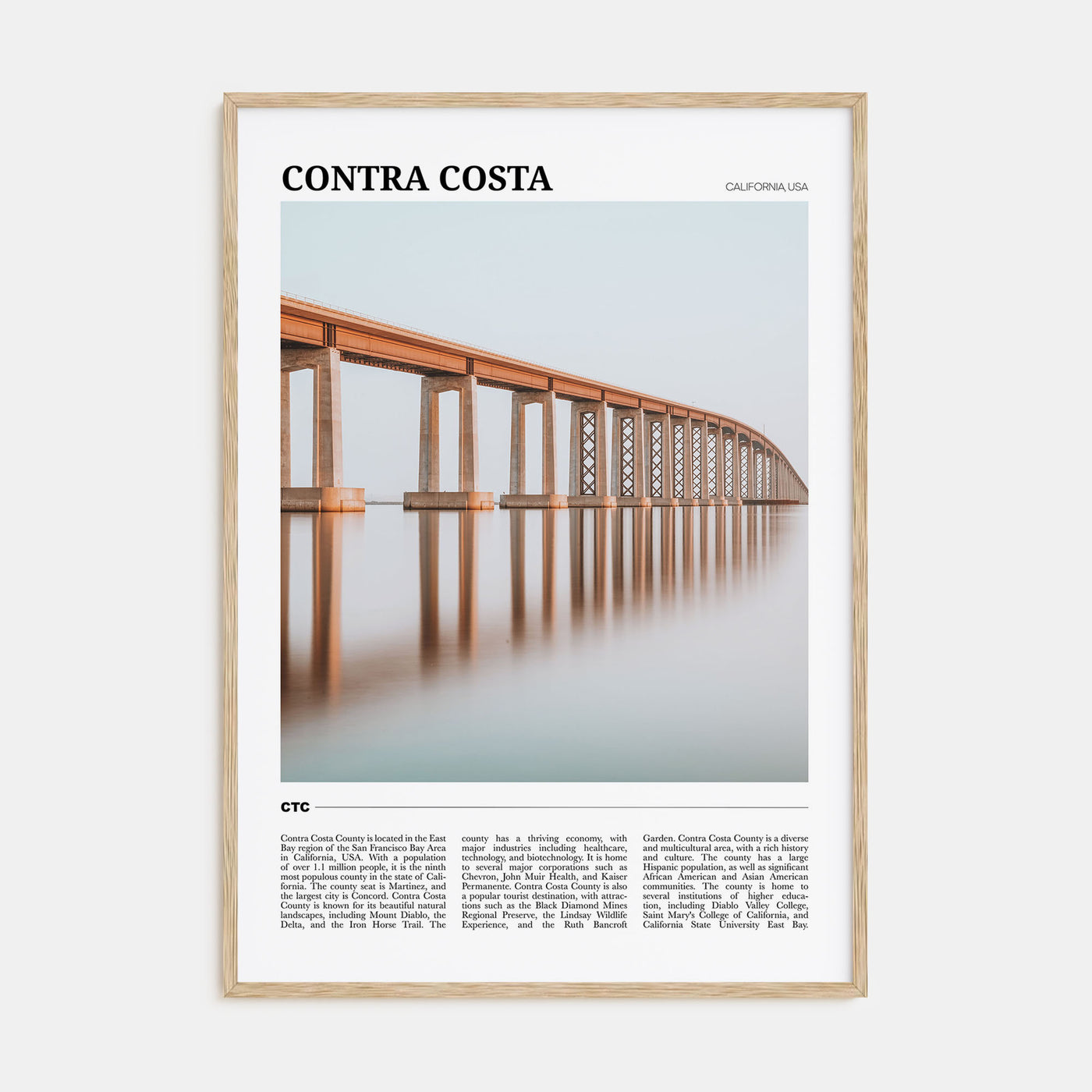 Contra Costa Travel Color Poster
