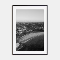 Coogee Beach Photo B&W Poster
