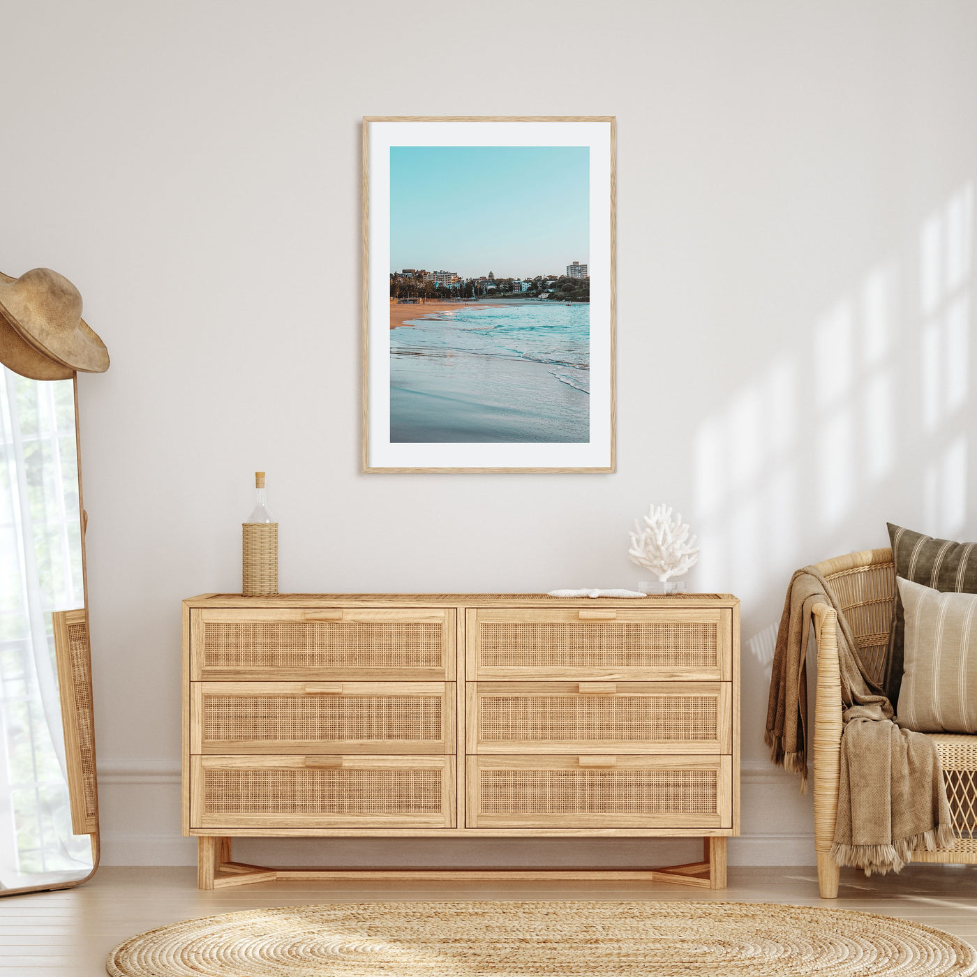 Coogee Beach Photo Color No 1 Poster