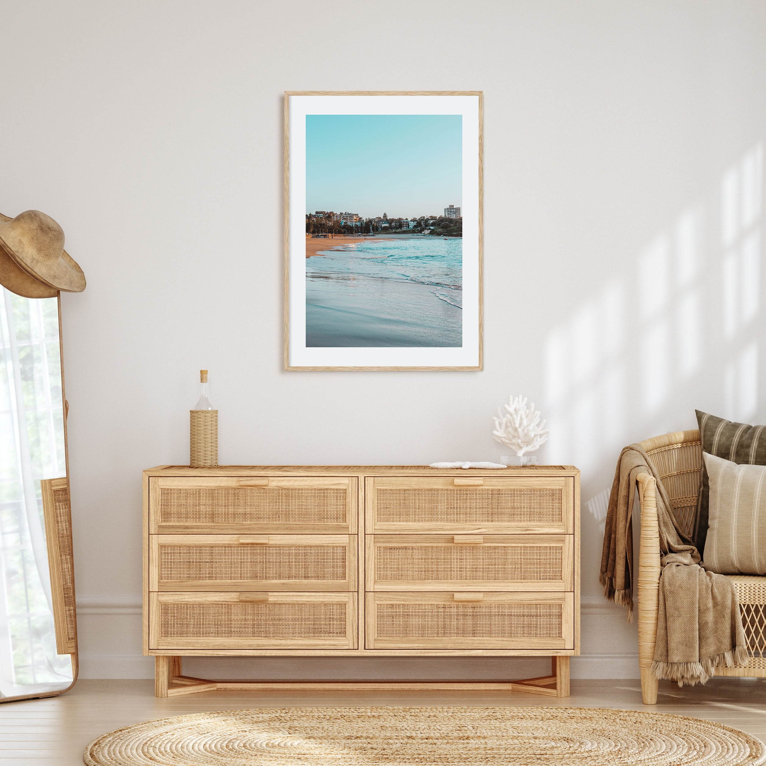 Coogee Beach Photo Color No 1 Poster
