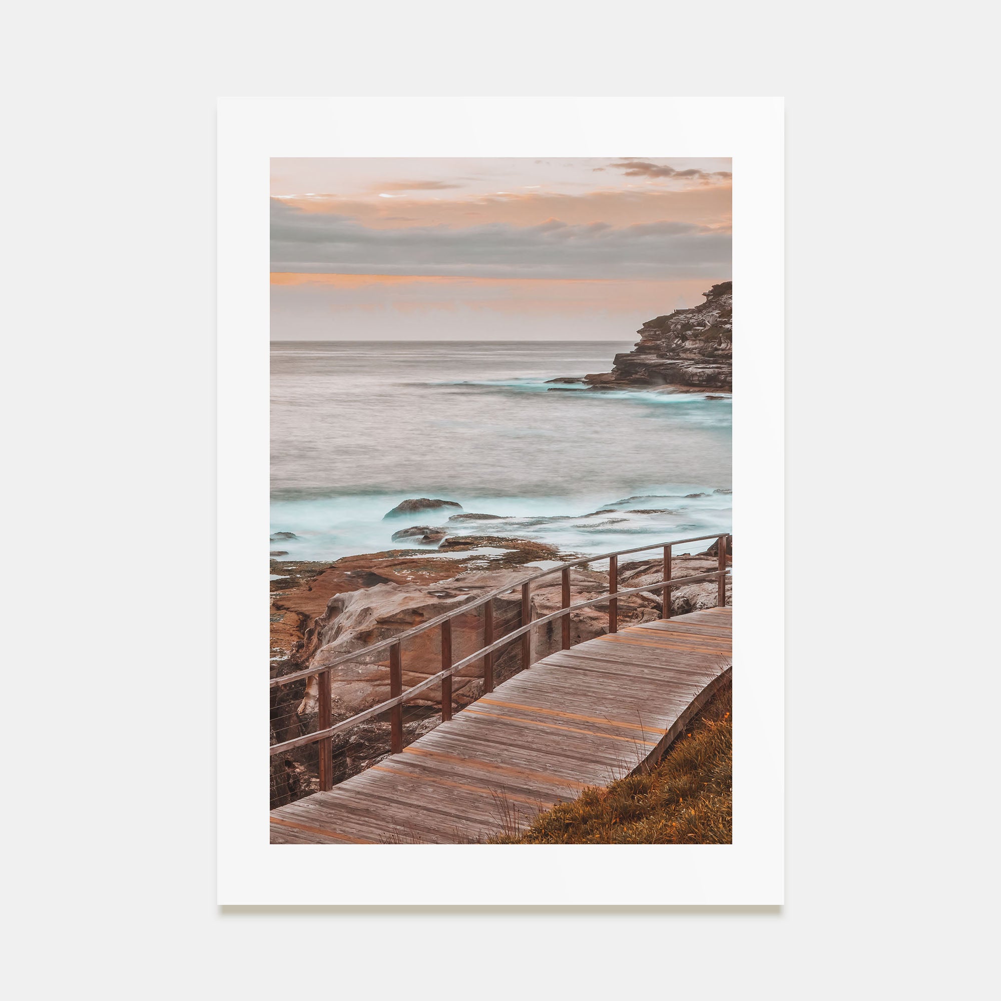 Coogee Beach Photo Color No 2 Poster