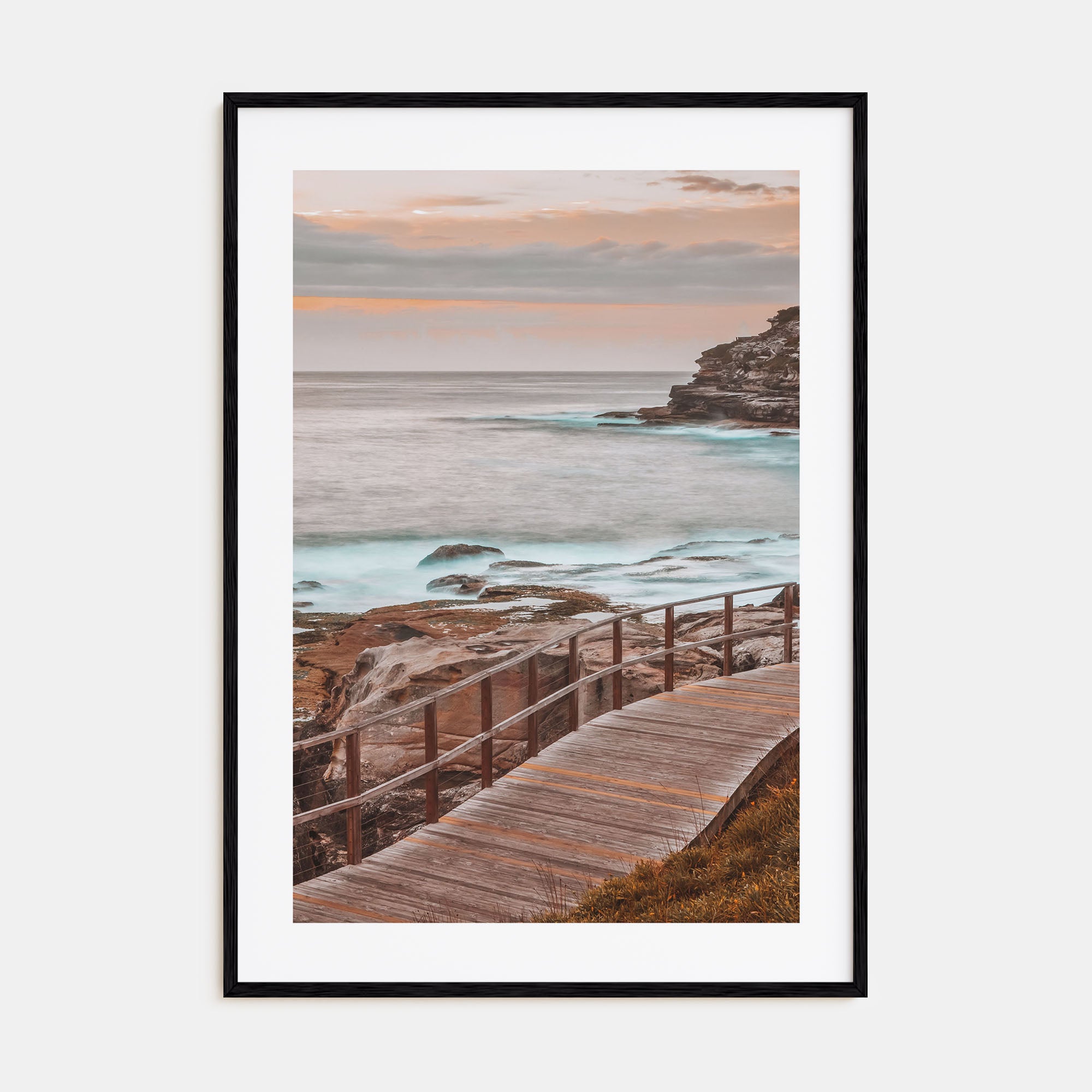Coogee Beach Photo Color No 2 Poster