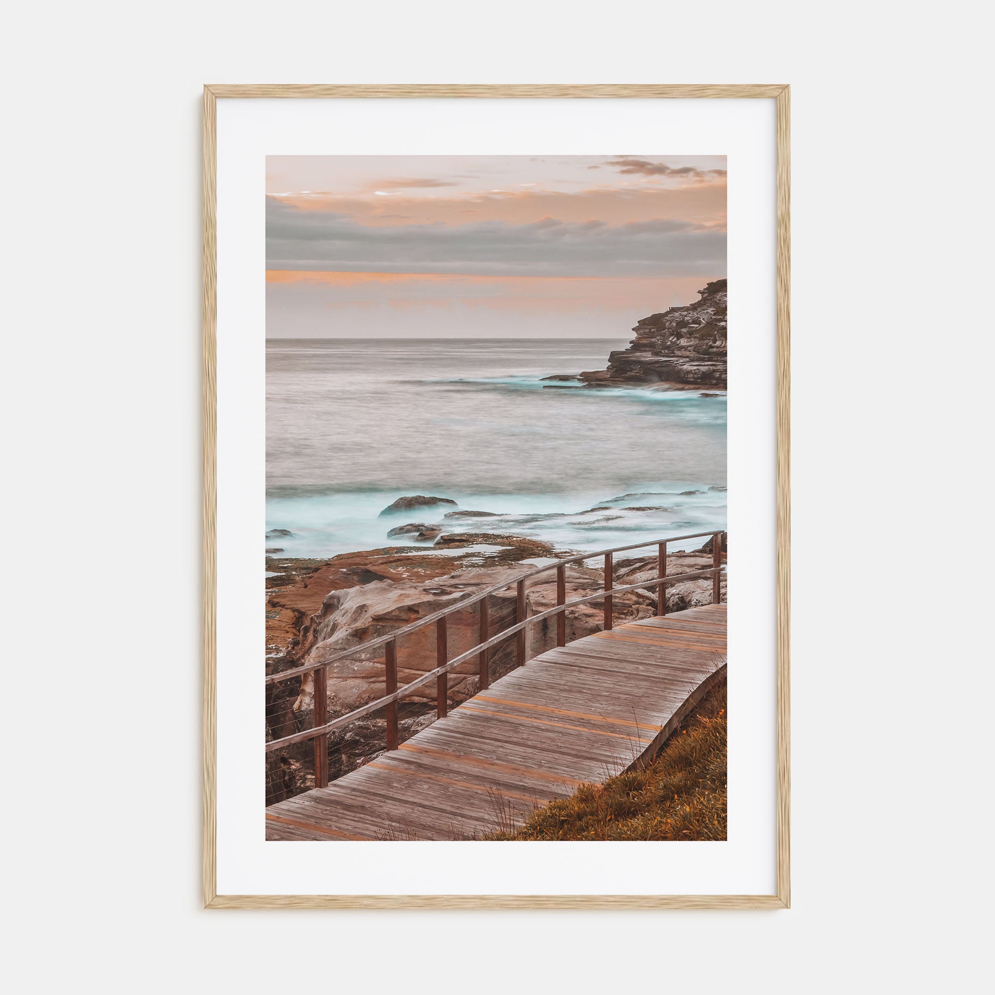 Coogee Beach Photo Color No 2 Poster