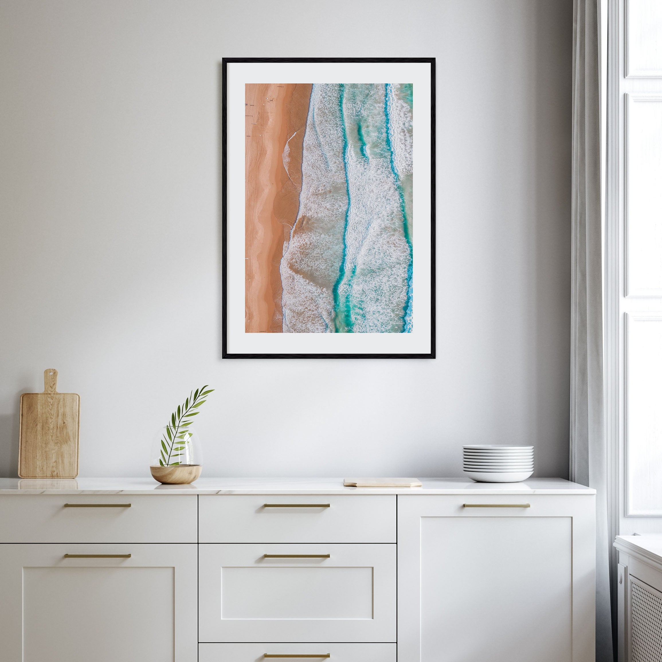 Coogee Beach Photo Color No 3 Poster