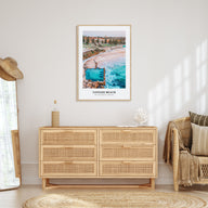 Coogee Beach Portrait Color No 1 Poster