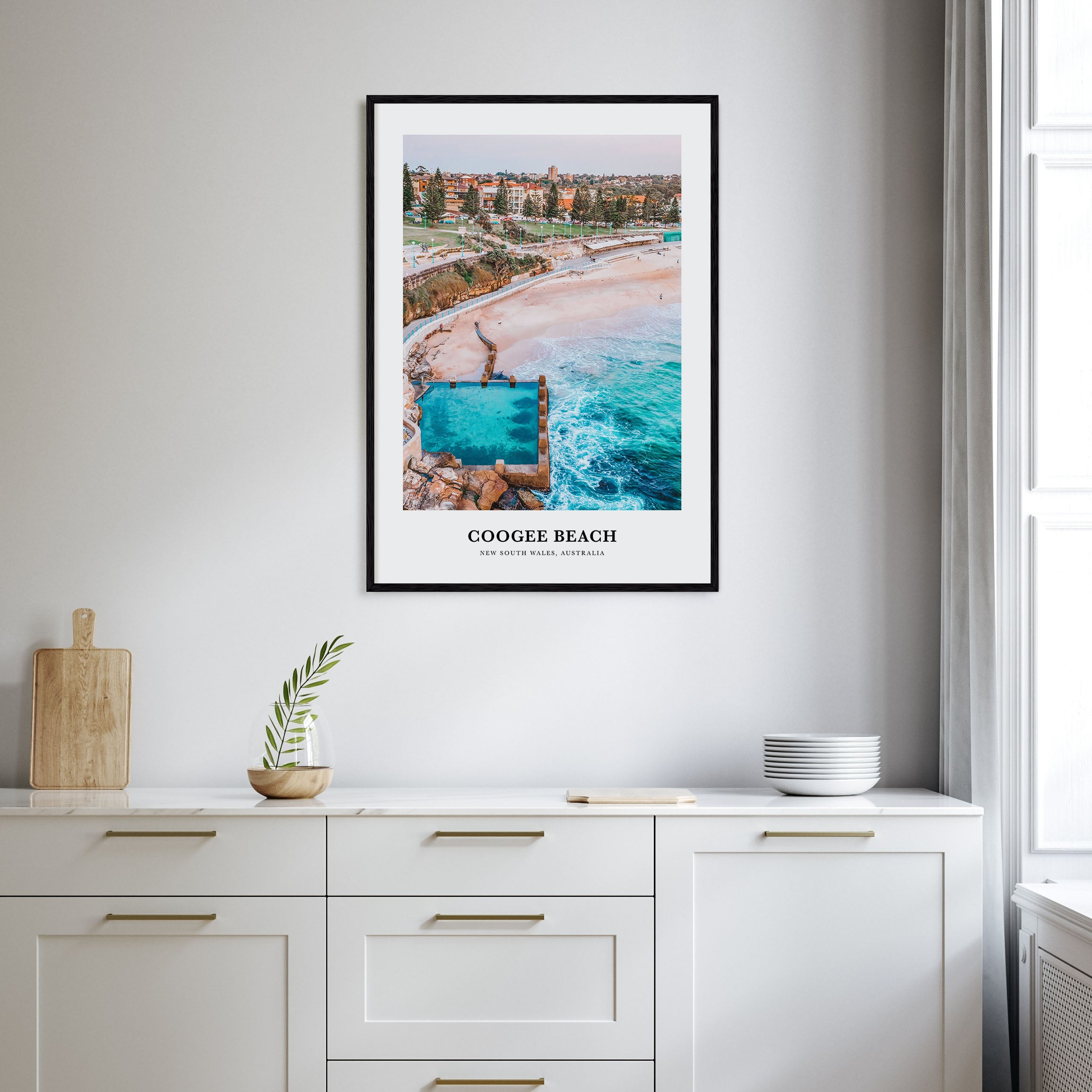 Coogee Beach Portrait Color No 1 Poster