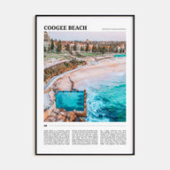 Coogee Beach Travel Color No 1 Poster